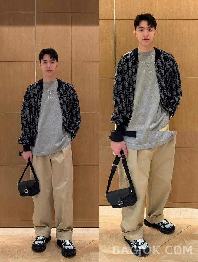 디올 디올 오블리크 자카드 집업 가디건 상세 이미지