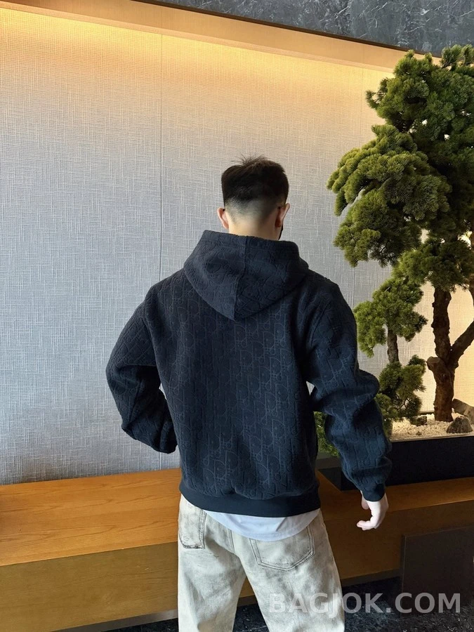 디올 디올 오블리크 자카드 후드 상세 이미지