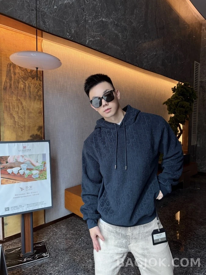 디올 디올 오블리크 자카드 후드 상세 이미지