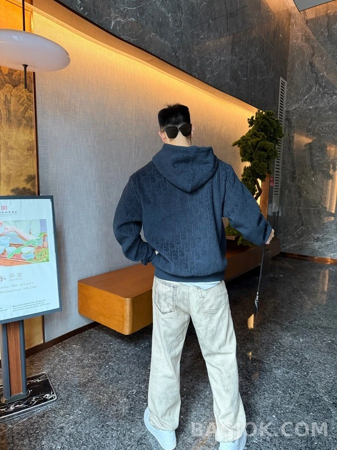 디올 디올 오블리크 자카드 후드 상세 이미지