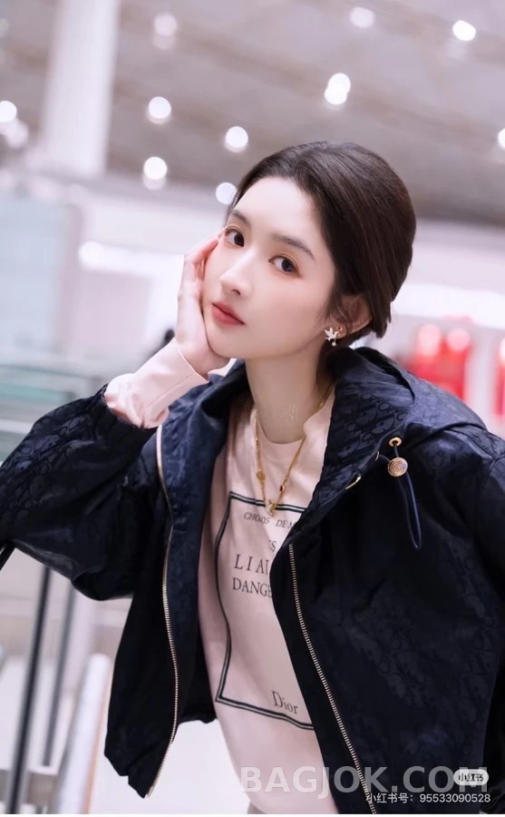 디올 디올 오블리크 자카드 후드 재킷 상세 이미지