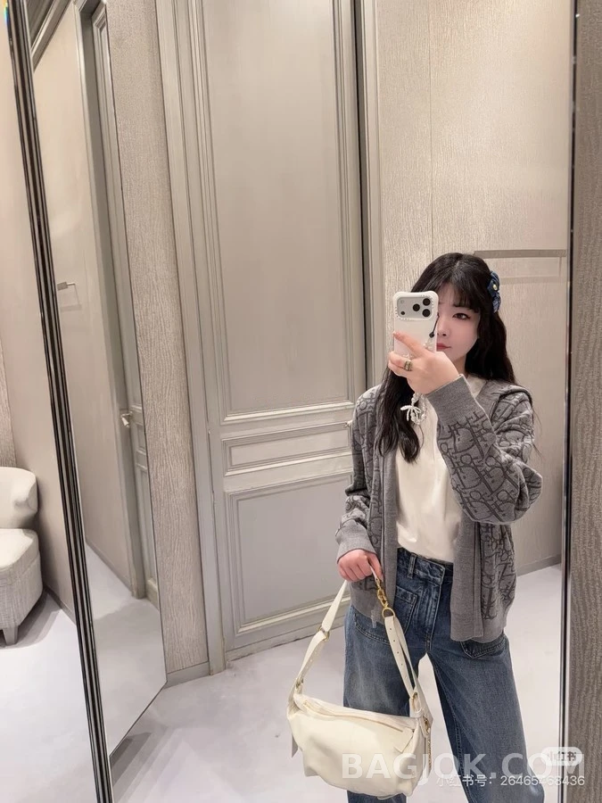 디올 디올 오블리크 패턴 집업 후드 상세 이미지