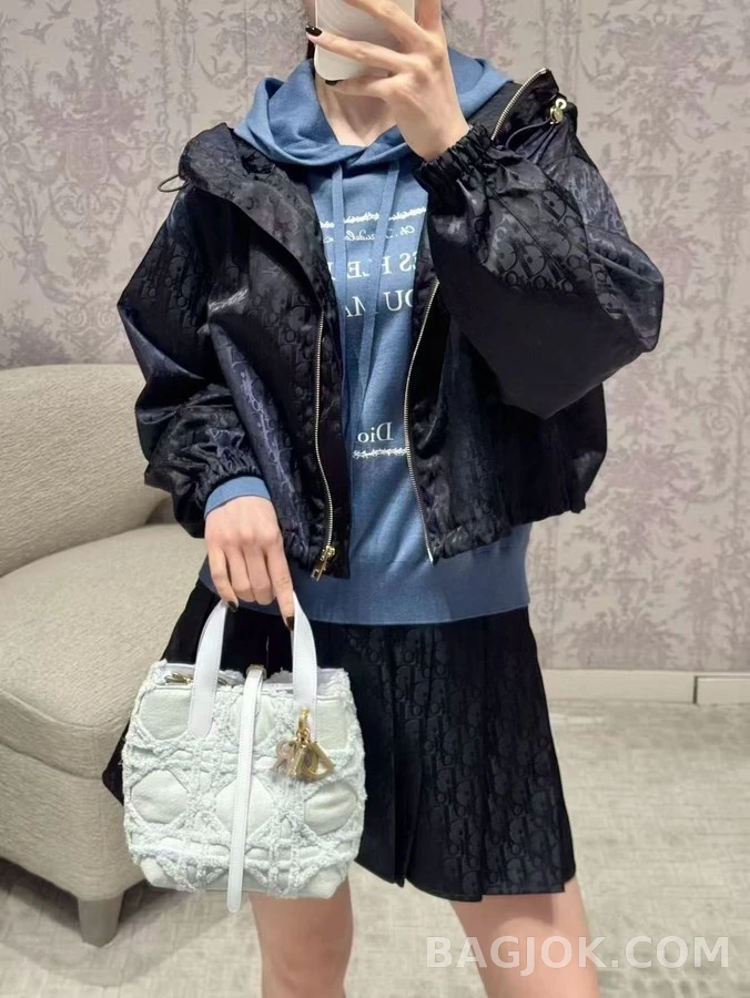디올 디올 오블리크 패턴 플리츠 스커트 상세 이미지