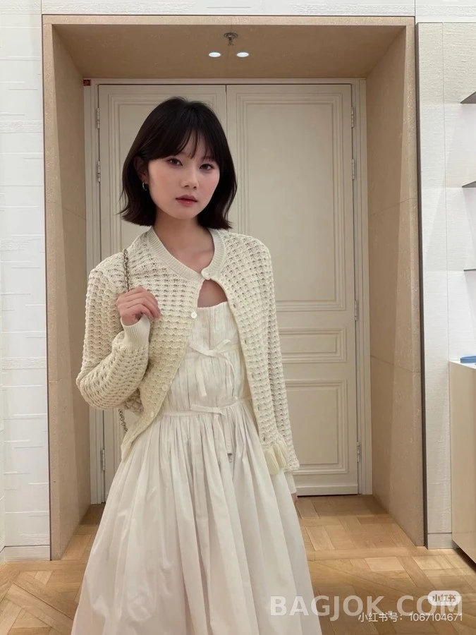 디올 디올 와플 러플 니트 가디건 상세 이미지