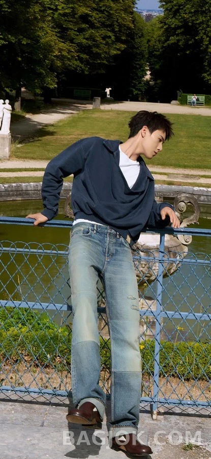 디올 디올 워싱 패치워크 데님 팬츠 상세 이미지