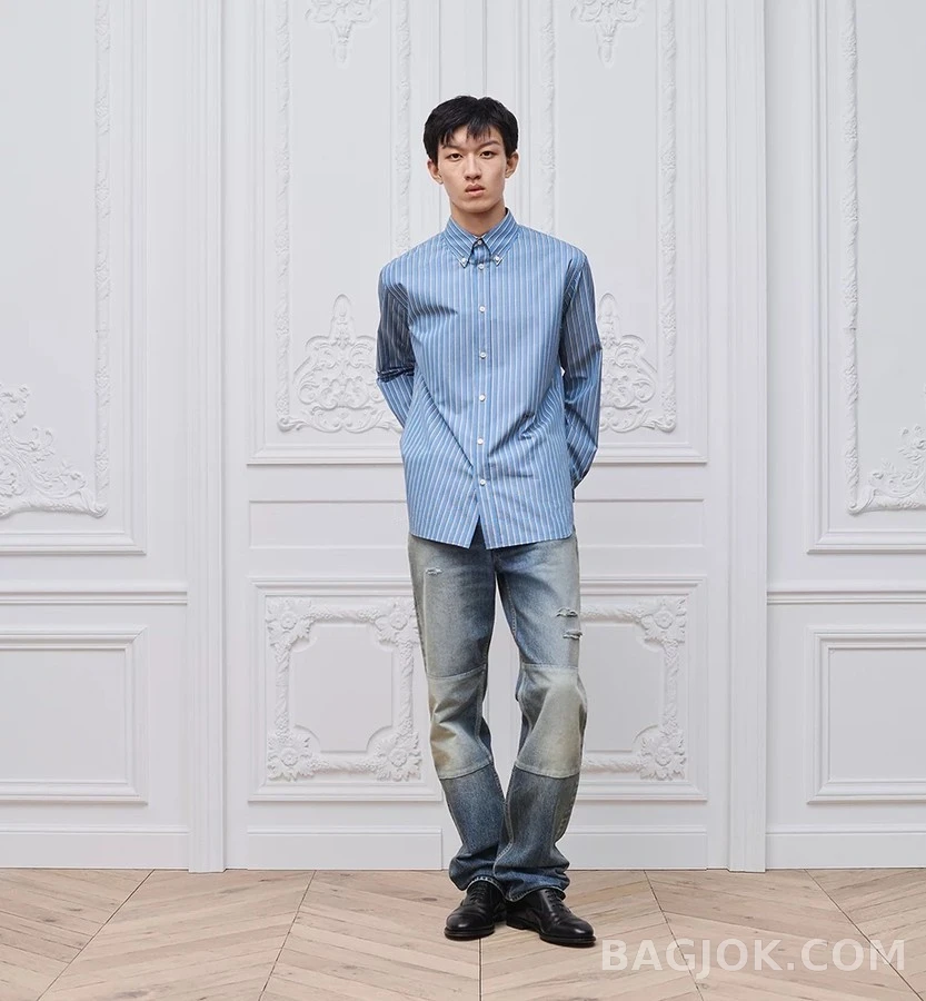 디올 디올 워싱 패치워크 데님 팬츠 상세 이미지