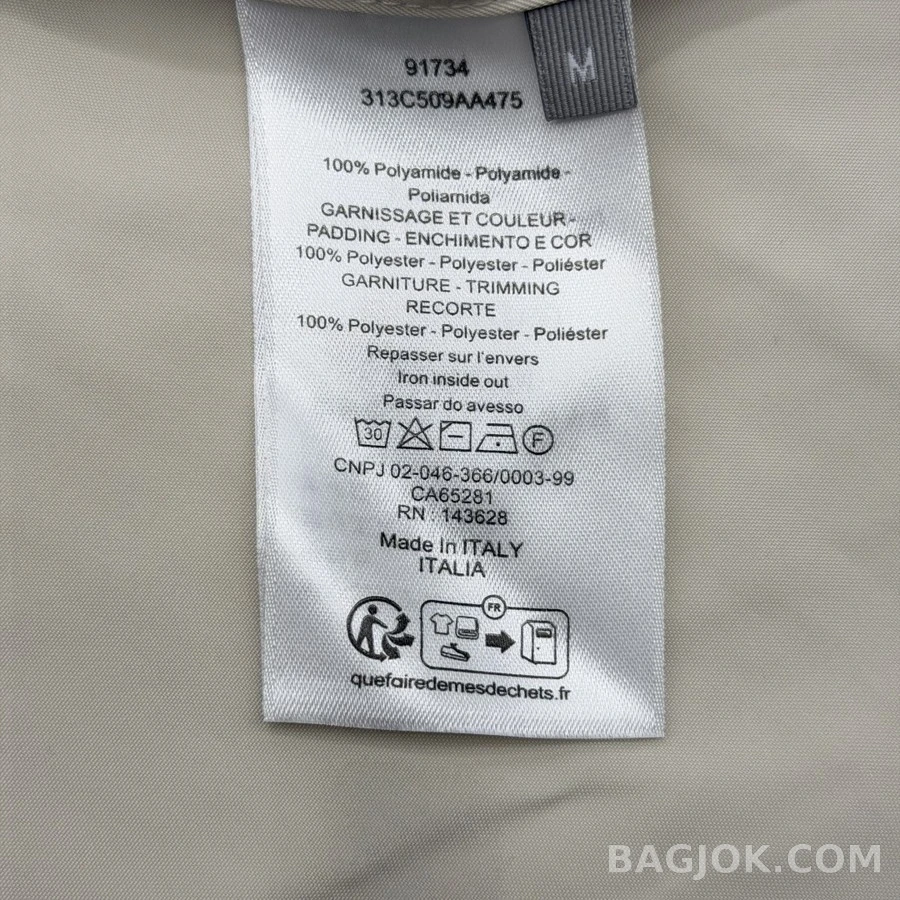 디올 디올 입칼라 로고 패치 워크 자켓 상세 이미지