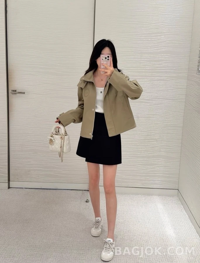디올 디올 자수 탈착 후드 집업 상세 이미지