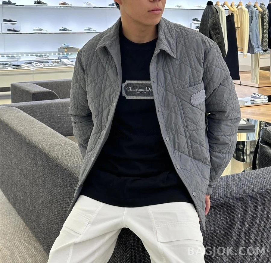 디올 디올 자수 패치 셔츠형 재킷 상세 이미지