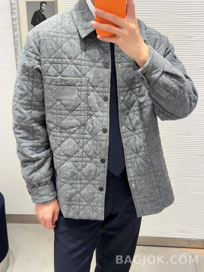 디올 디올 자수 패치 셔츠형 재킷 상세 이미지