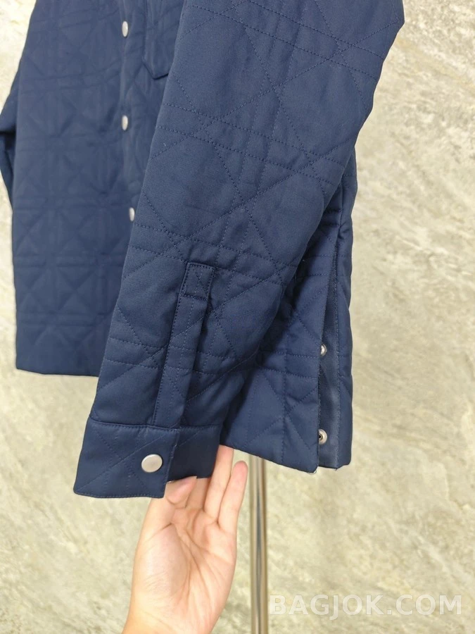 디올 디올 카나쥬 레더 패치 퀼팅 자켓 상세 이미지