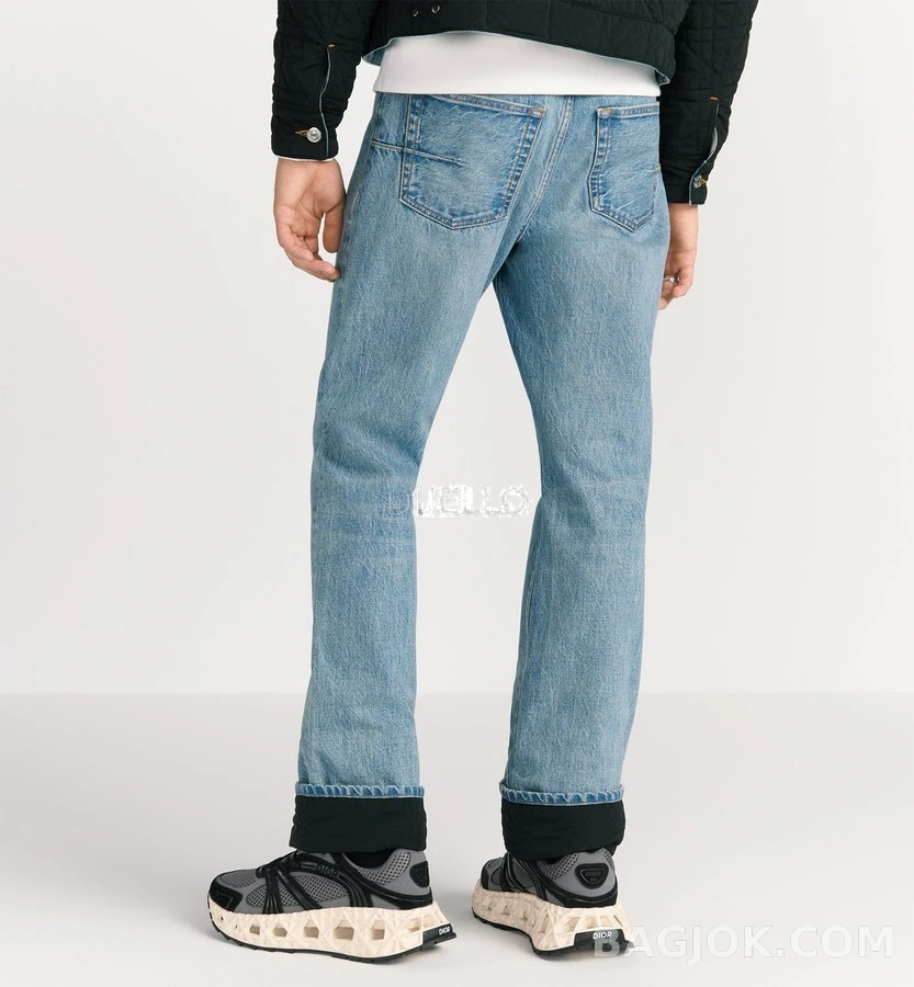 디올 디올 콘트라스트 커프스 데님 팬츠 상세 이미지
