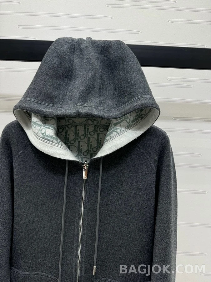 디올 디올 클래식 모노그램 후드 집업 상세 이미지