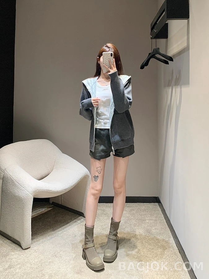 디올 디올 클래식 모노그램 후드 집업 상세 이미지