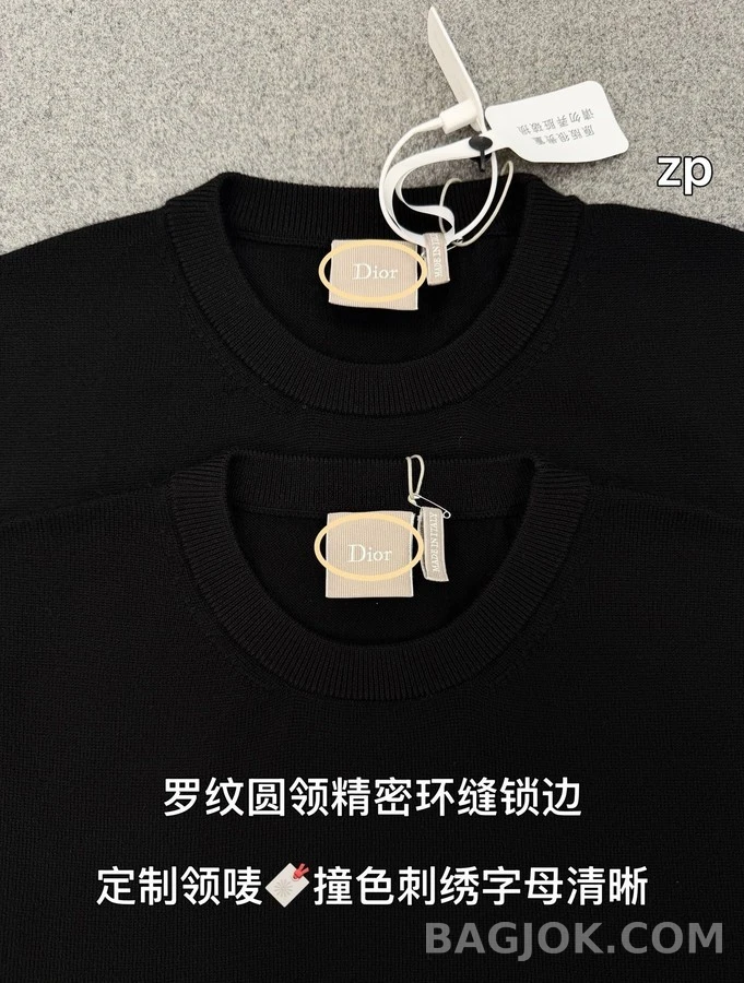 디올 디올 클로버 자수 니트 상세 이미지
