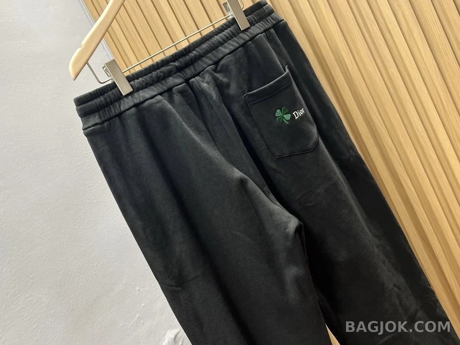 디올 디올 클로버 자수 트레이닝 팬츠 상세 이미지