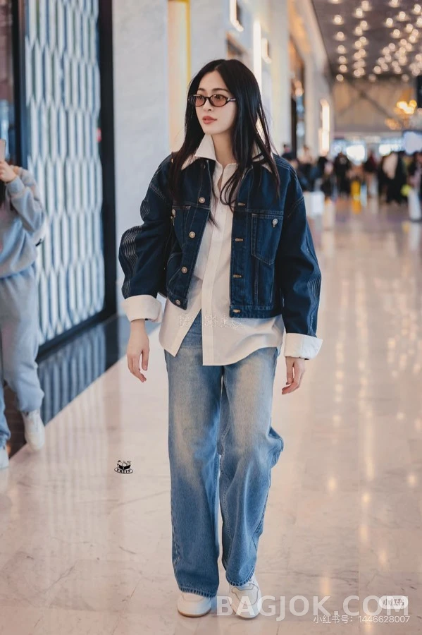 디올 디올 탈부착 퍼 칼라 데님 자켓 상세 이미지