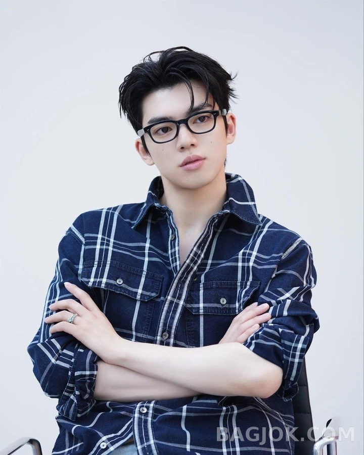 디올 디올 자수 유수 체크 셔츠 상세 이미지