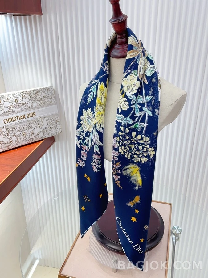 셀린느 디올 스카프 Astral Flowers 90 스퀘어 상세 이미지