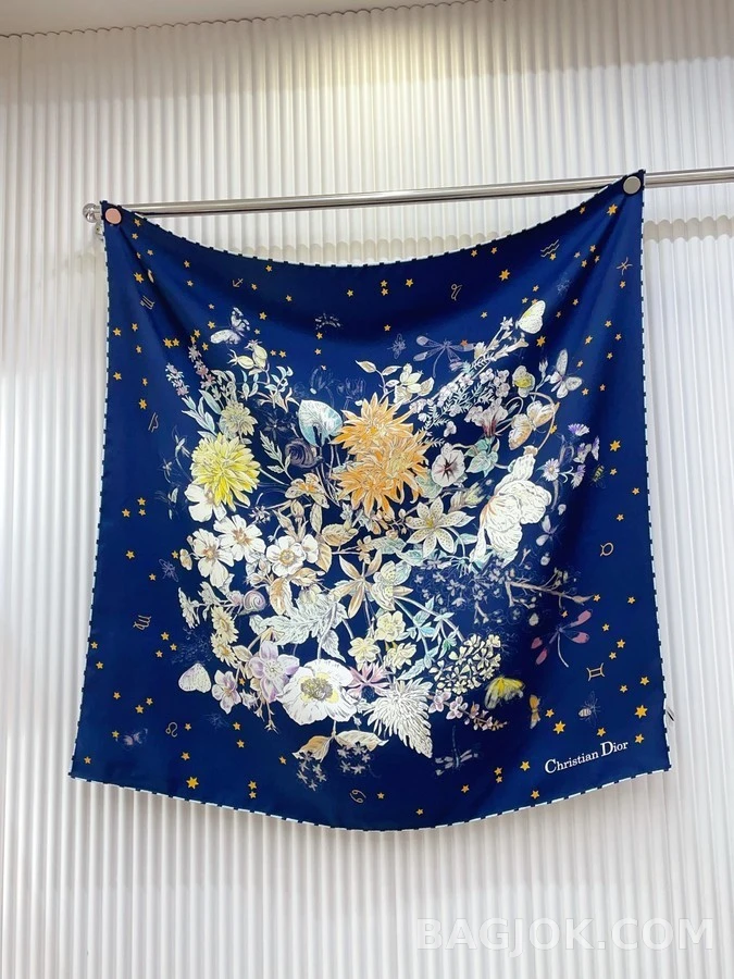 셀린느 디올 스카프 Astral Flowers 90 스퀘어 상세 이미지