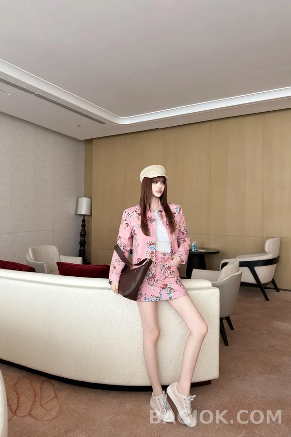 디올 디올 플라워 프린트 데님 자켓 상세 이미지