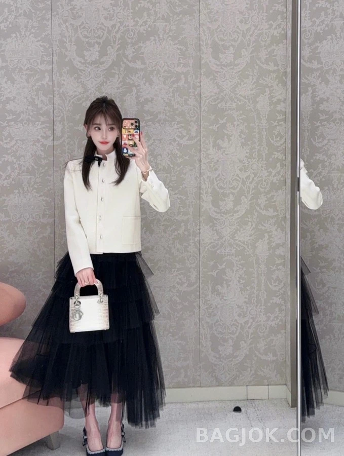 디올 디올 플리츠 레이어드 스커트 상세 이미지