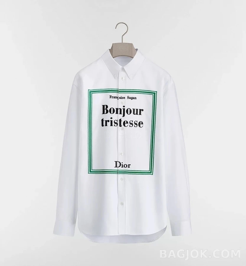 디올 디올 Bonjour tristesse 레터링 셔츠 상세 이미지