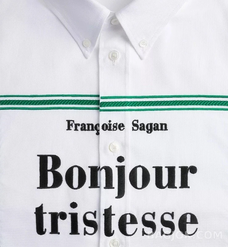 디올 디올 Bonjour tristesse 레터링 셔츠 상세 이미지
