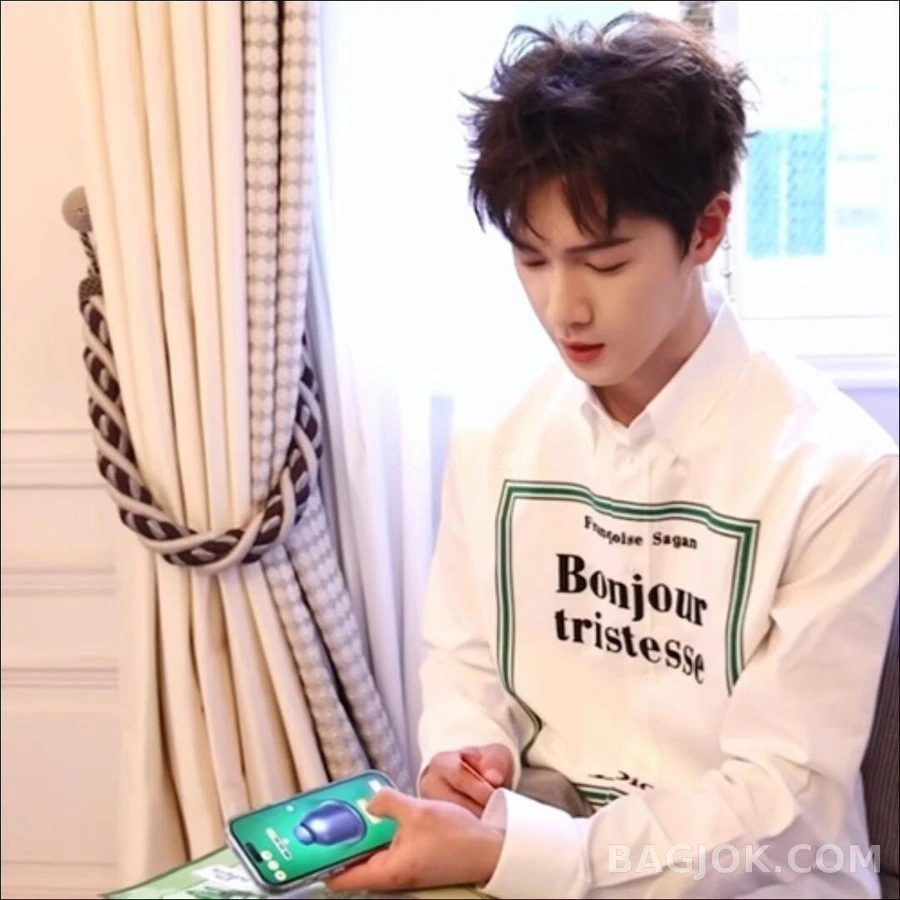 디올 디올 Bonjour tristesse 레터링 셔츠 상세 이미지