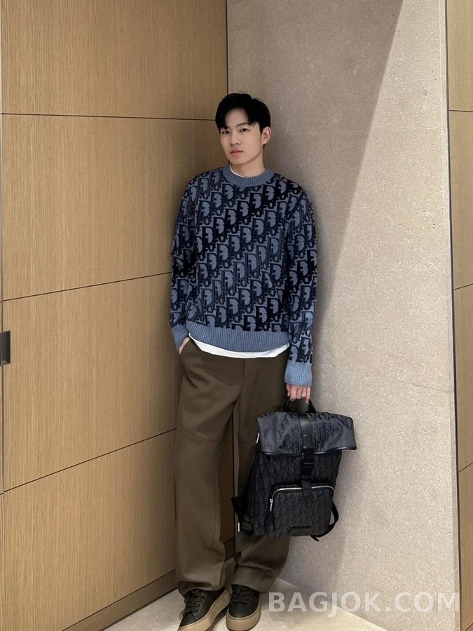 디올 디올 Oblique 자카드 니트 상세 이미지