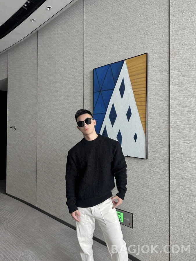 디올 디올 Oblique 자카드 스웨터 상세 이미지
