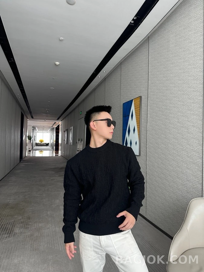 디올 디올 Oblique 자카드 스웨터 상세 이미지