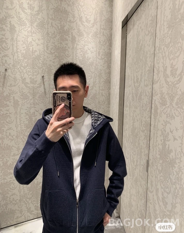 디올 디올 Oblique 자카드 후드 집업 상세 이미지