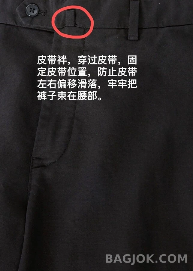 로로피아나 로로피아나 다크 코튼 스트레이트 슬랙스 상세 이미지
