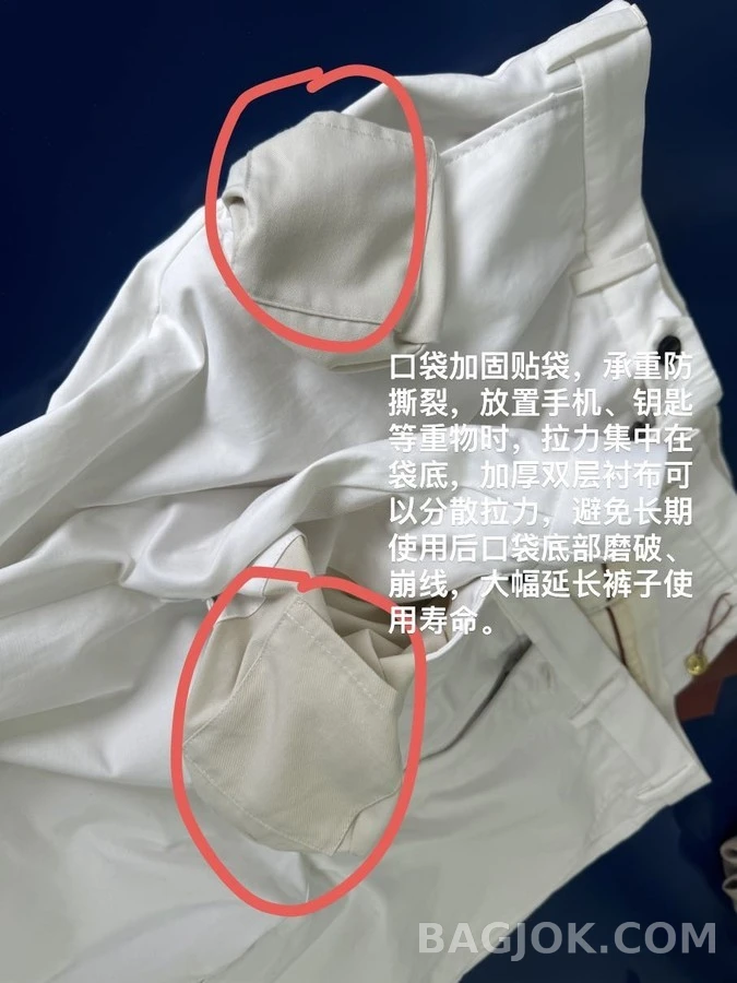 로로피아나 로로피아나 다크 코튼 스트레이트 슬랙스 상세 이미지
