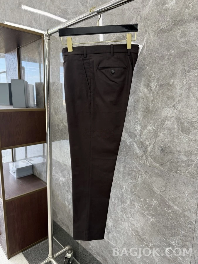 로로피아나 로로피아나 다크 코튼 스트레이트 슬랙스 상세 이미지