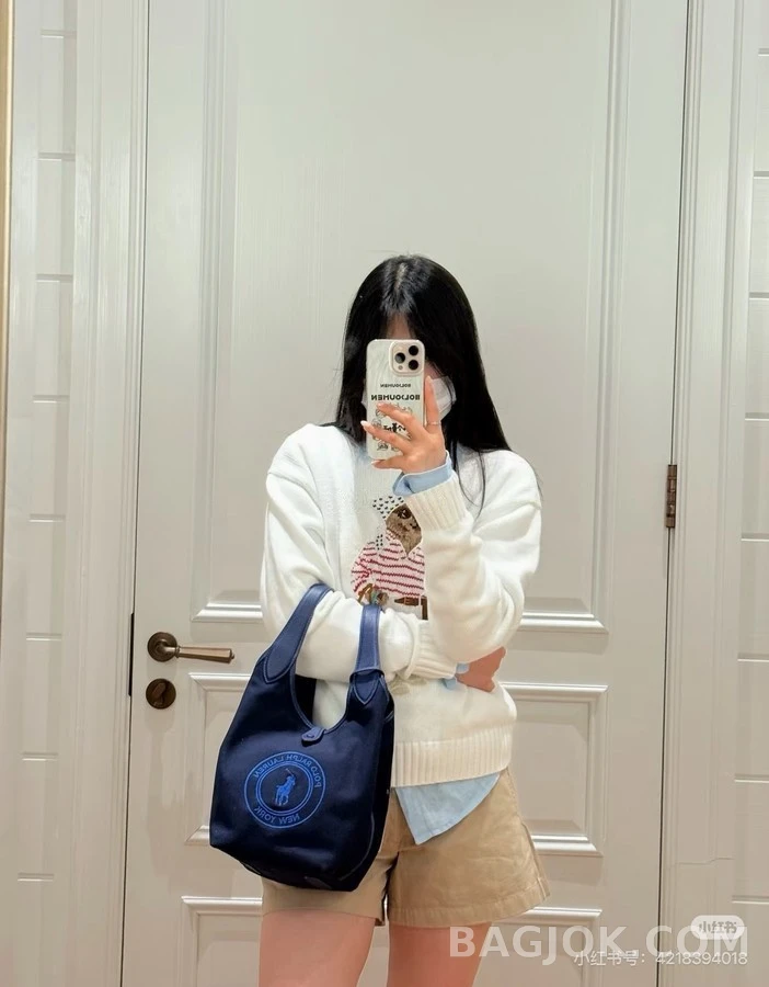 로로피아나 로로피아나 두건 베어 자수 니트 상세 이미지