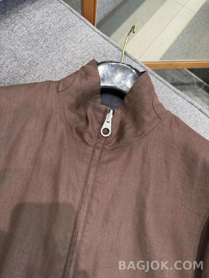 로로피아나 로로피아나 리버서블 린넨 봄버 자켓 상세 이미지