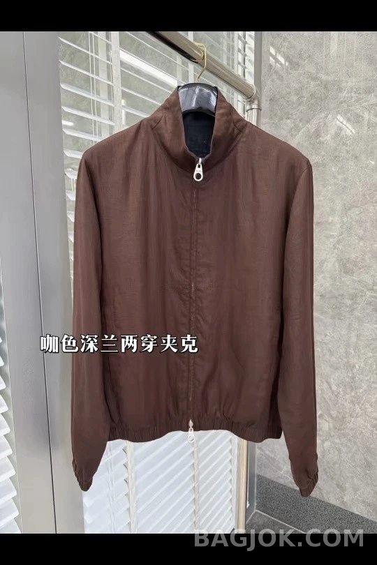 로로피아나 로로피아나 리버서블 린넨 봄버 자켓 상세 이미지