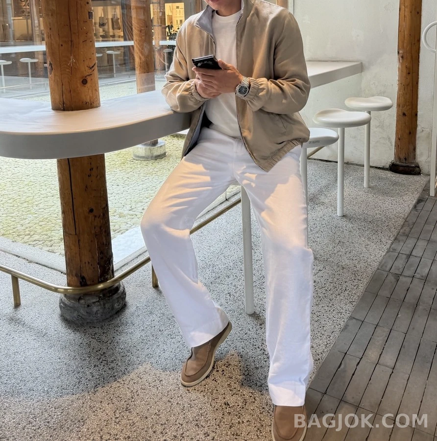 로로피아나 로로피아나 리버서블 린넨 자켓 상세 이미지