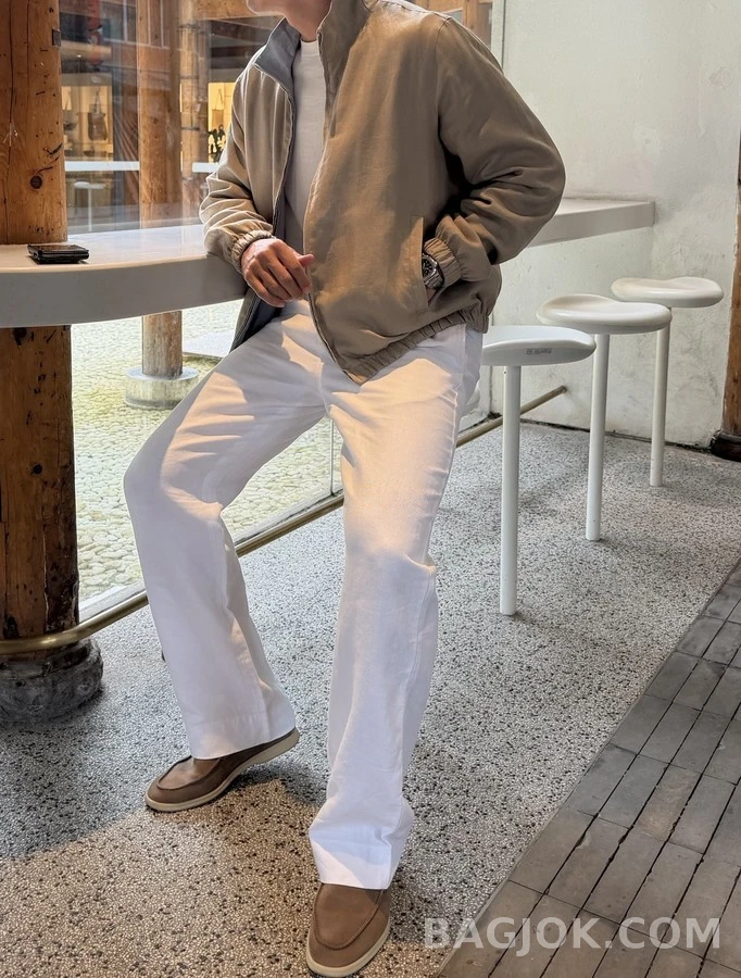 로로피아나 로로피아나 리버서블 린넨 자켓 상세 이미지