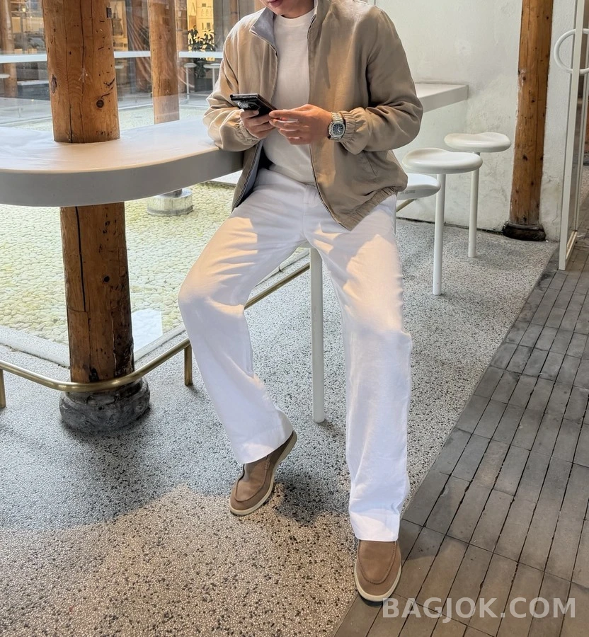 로로피아나 로로피아나 리버서블 린넨 자켓 상세 이미지