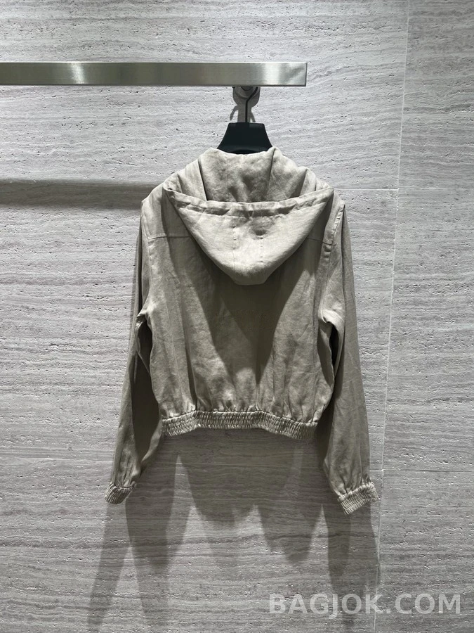 로로피아나 로로피아나 린넨 후드 집업 자켓 상세 이미지