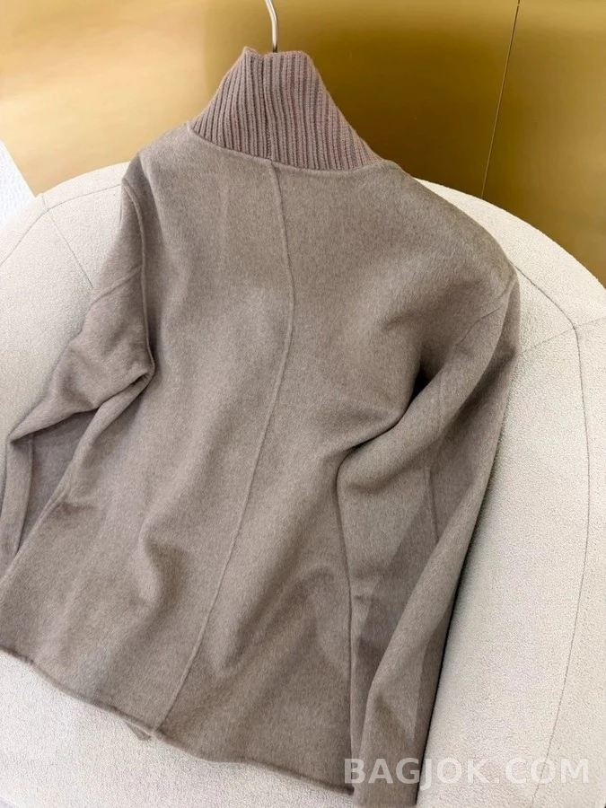 로로피아나 로로피아나 립넥 캐시미어 가디건 상세 이미지