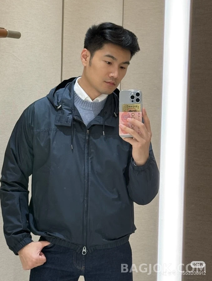로로피아나 로로피아나 방풍 후드 집업 자켓 상세 이미지