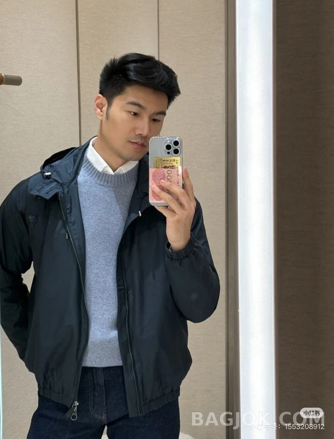 로로피아나 로로피아나 방풍 후드 집업 자켓 상세 이미지