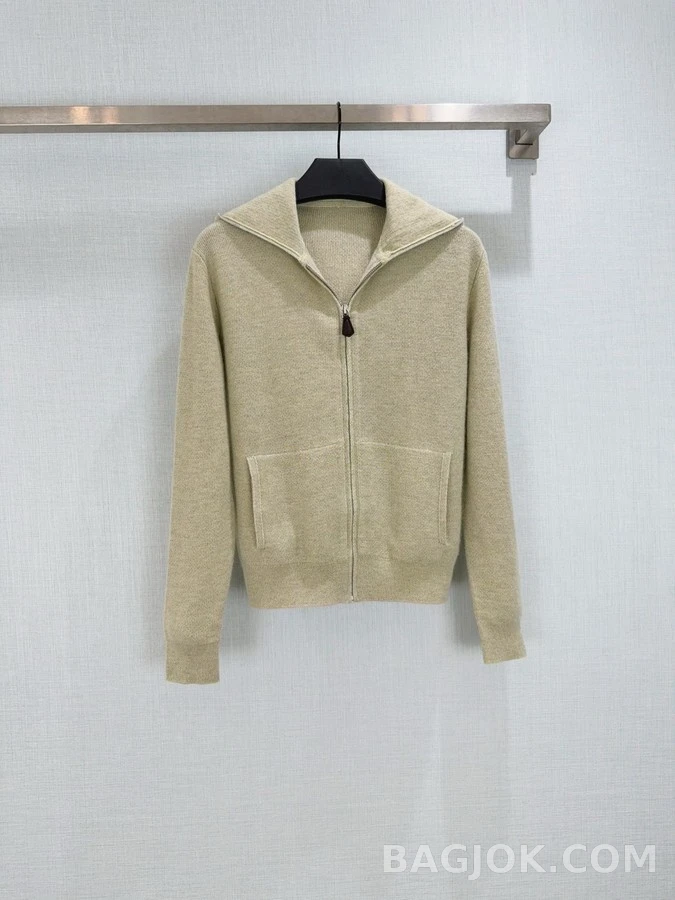 로로피아나 로로피아나 벌집 자카드 집업 자켓 상세 이미지