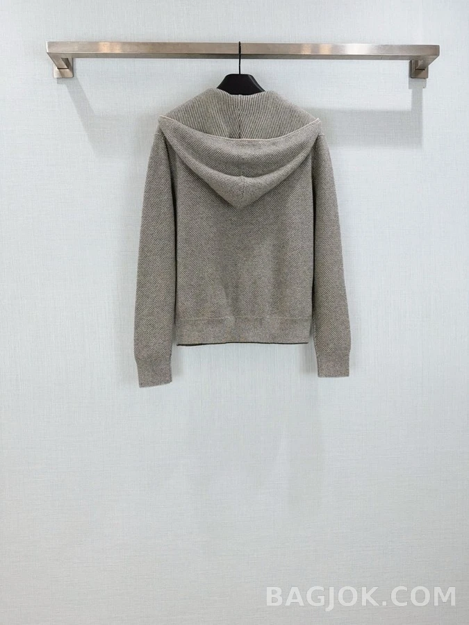 로로피아나 로로피아나 벌집 패턴 집업 자켓 상세 이미지