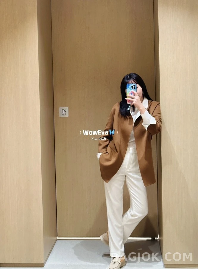 로로피아나 로로피아나 벨티드 더블페이스 자켓 상세 이미지