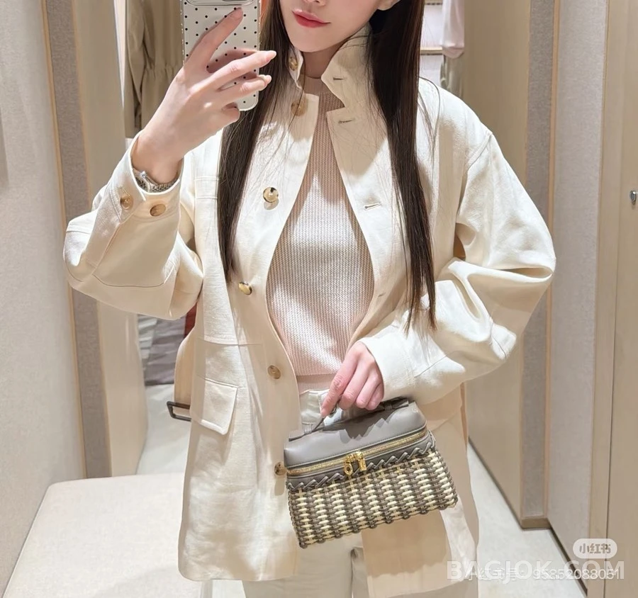 로로피아나 로로피아나 벨티드 울 자켓 상세 이미지